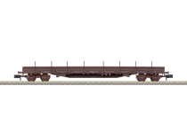 Trix 18526 - N - Niederbordwagen Stahlborden, SNCB, Ep. VI